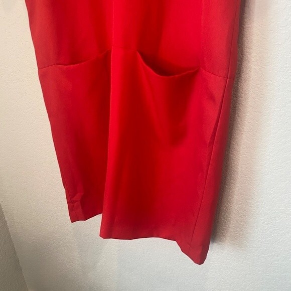 Eliza J Red Shift Dress - Size 6 - EUC - Picture 2 of 6